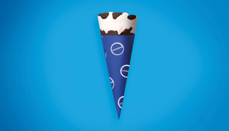 The resin for food packaging is made with 37 percent plant-based and transparently sourced ingredients, such as bark, castor beans, and corn. This substantially reduces its carbon footprint in comparison to virgin PE and standard fossil-based coatings.